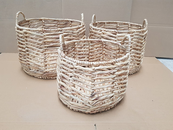 Water Hyacinth Basket, model: WB33