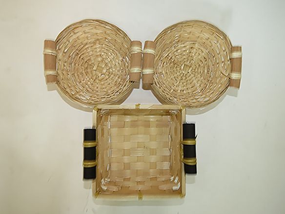 Bamboo basket, model: K07