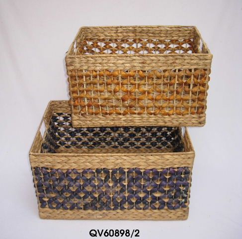 Water Hyacinth Basket, model: WB18