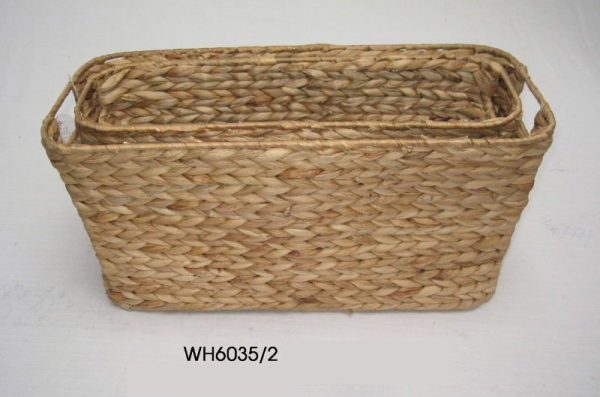 Water Hyacinth Basket, model: WB30